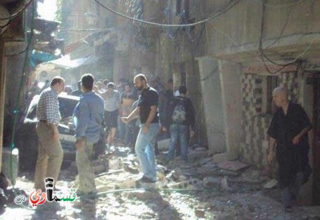 	قصف مخيم اليرموك بـ18 برميلا متفجرا في نصف ساعة
